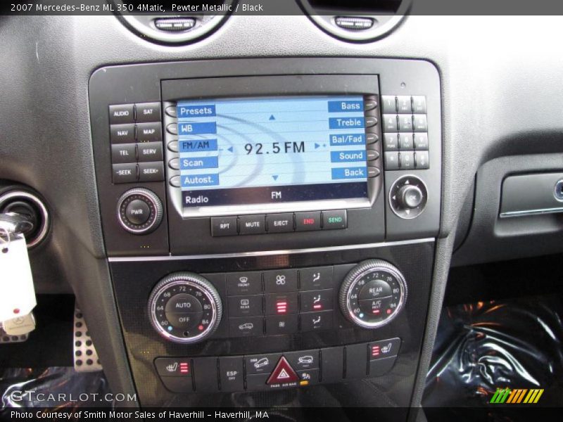 Pewter Metallic / Black 2007 Mercedes-Benz ML 350 4Matic