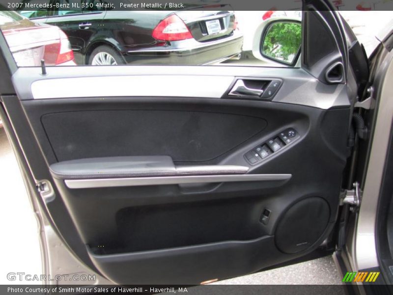Pewter Metallic / Black 2007 Mercedes-Benz ML 350 4Matic