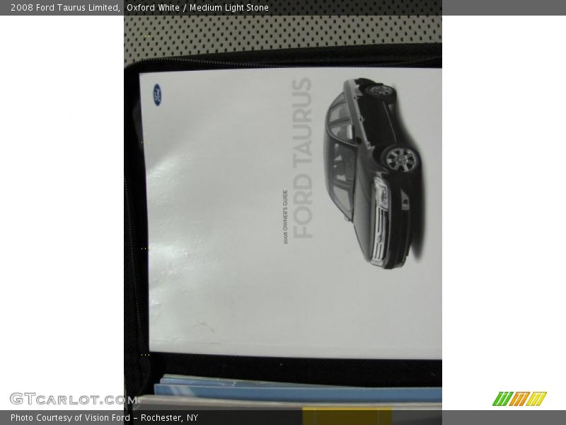 Oxford White / Medium Light Stone 2008 Ford Taurus Limited