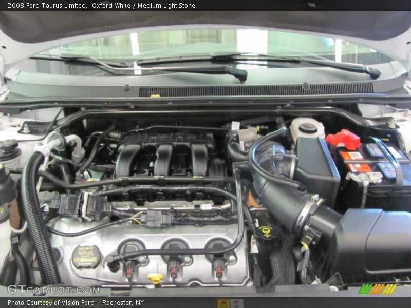 Oxford White / Medium Light Stone 2008 Ford Taurus Limited