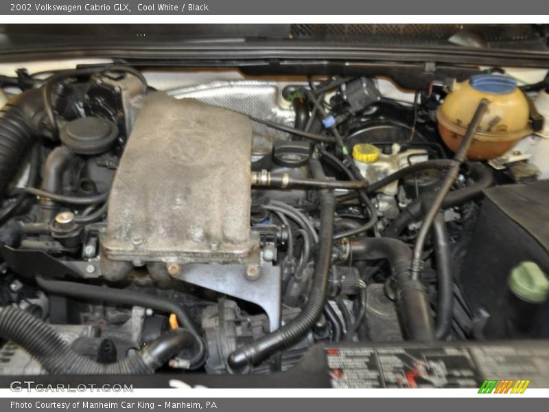 Cool White / Black 2002 Volkswagen Cabrio GLX