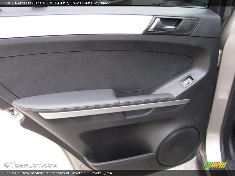 Pewter Metallic / Black 2007 Mercedes-Benz ML 350 4Matic