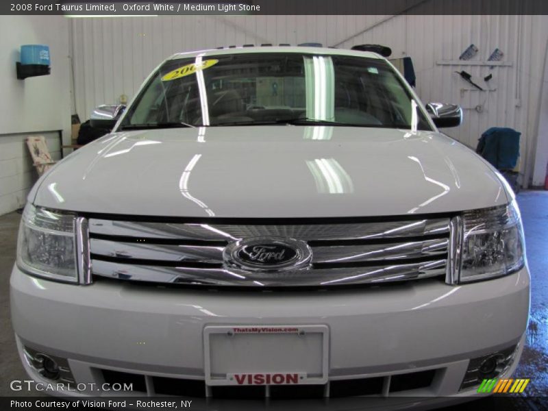 Oxford White / Medium Light Stone 2008 Ford Taurus Limited