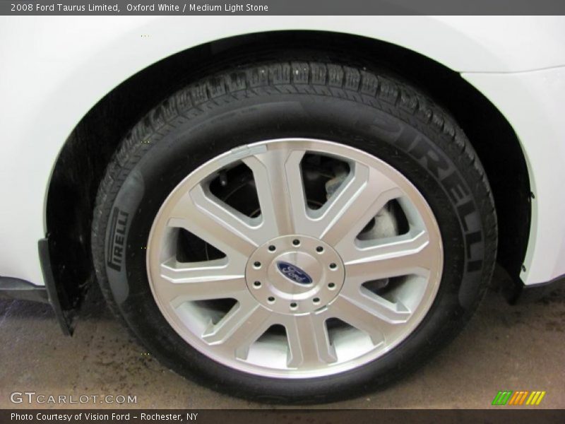 Oxford White / Medium Light Stone 2008 Ford Taurus Limited