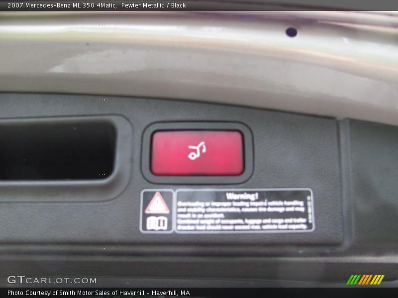 Pewter Metallic / Black 2007 Mercedes-Benz ML 350 4Matic