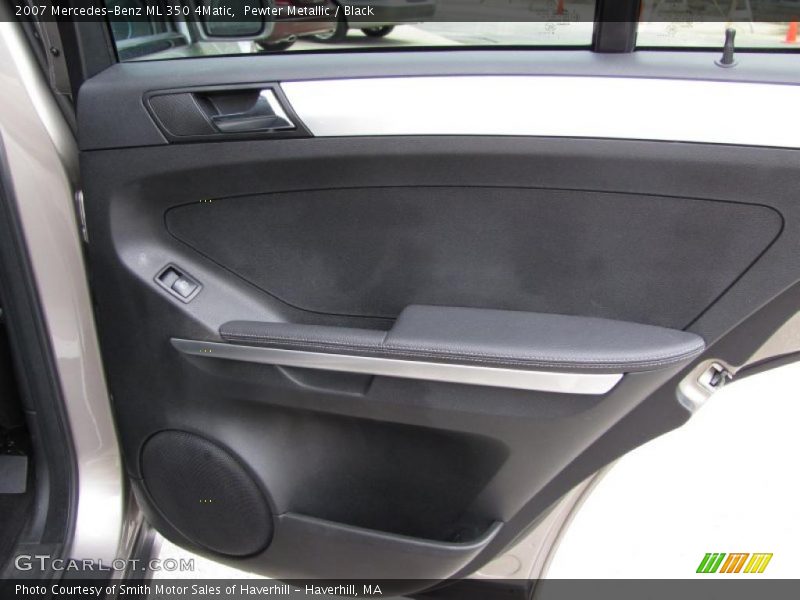 Pewter Metallic / Black 2007 Mercedes-Benz ML 350 4Matic