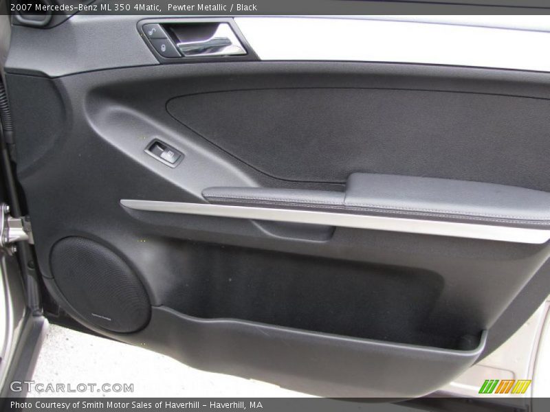 Pewter Metallic / Black 2007 Mercedes-Benz ML 350 4Matic