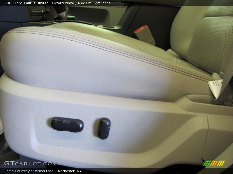 Oxford White / Medium Light Stone 2008 Ford Taurus Limited