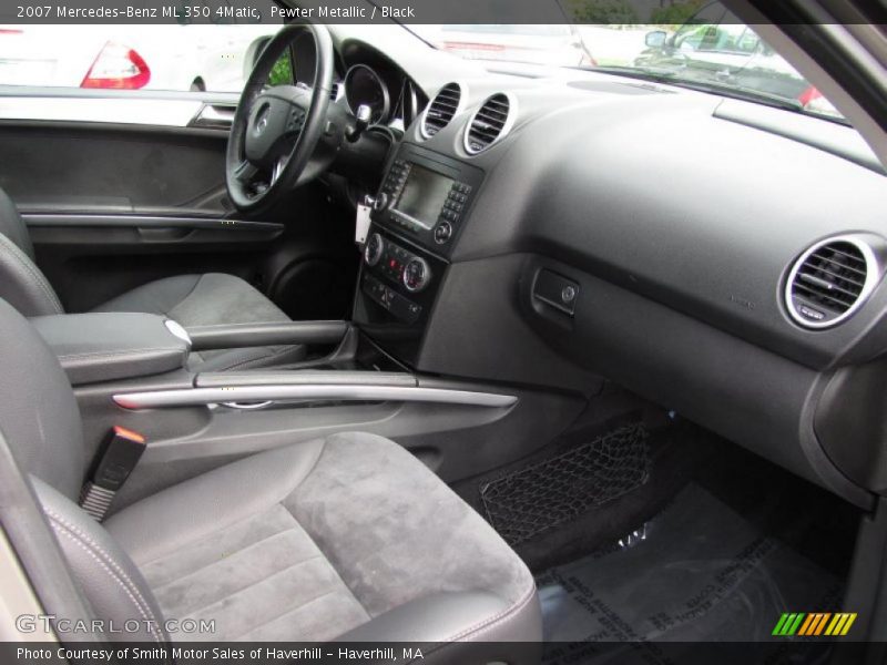 Pewter Metallic / Black 2007 Mercedes-Benz ML 350 4Matic