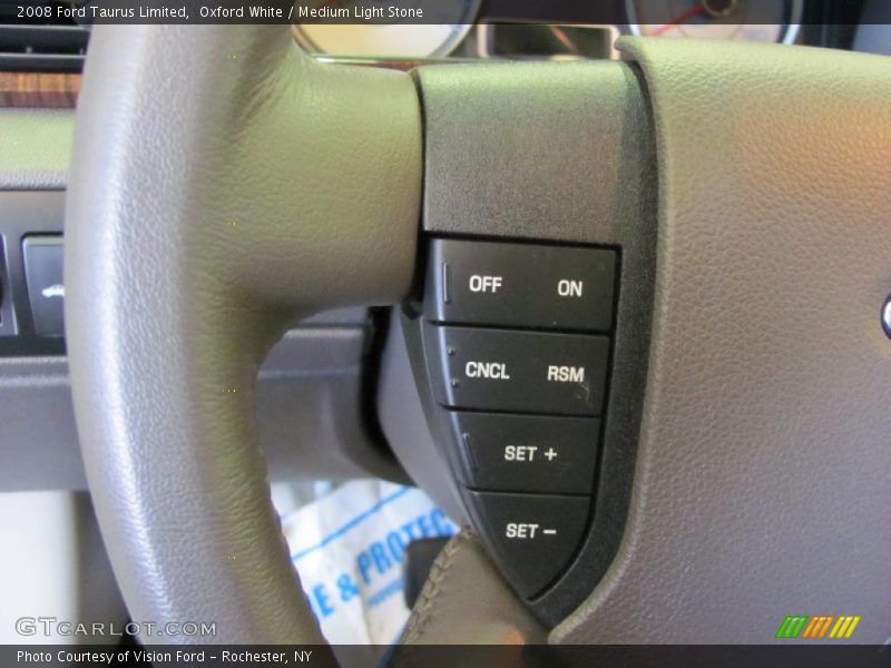 Oxford White / Medium Light Stone 2008 Ford Taurus Limited