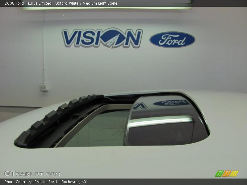 Oxford White / Medium Light Stone 2008 Ford Taurus Limited