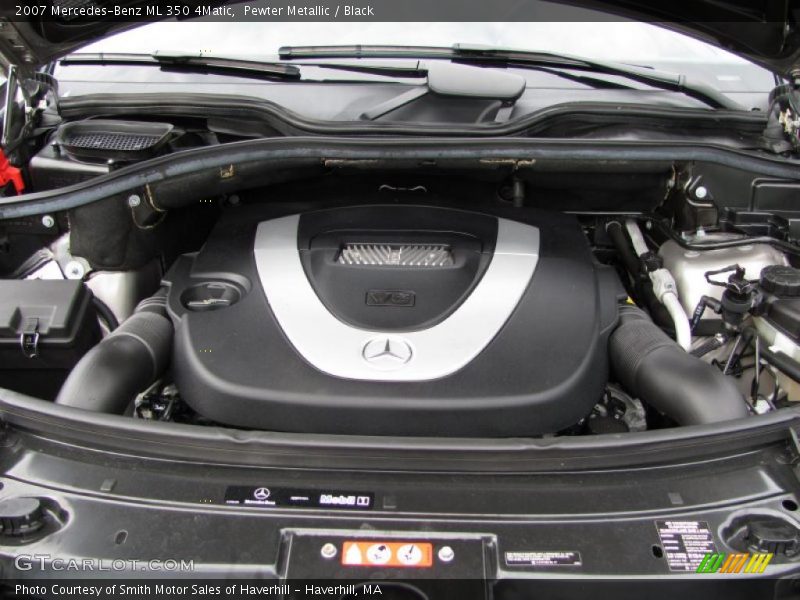 Pewter Metallic / Black 2007 Mercedes-Benz ML 350 4Matic