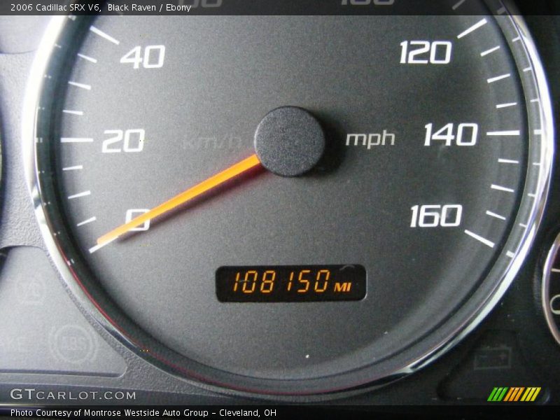 Black Raven / Ebony 2006 Cadillac SRX V6