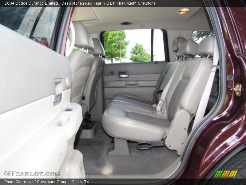 Deep Molten Red Pearl / Dark Khaki/Light Graystone 2004 Dodge Durango Limited
