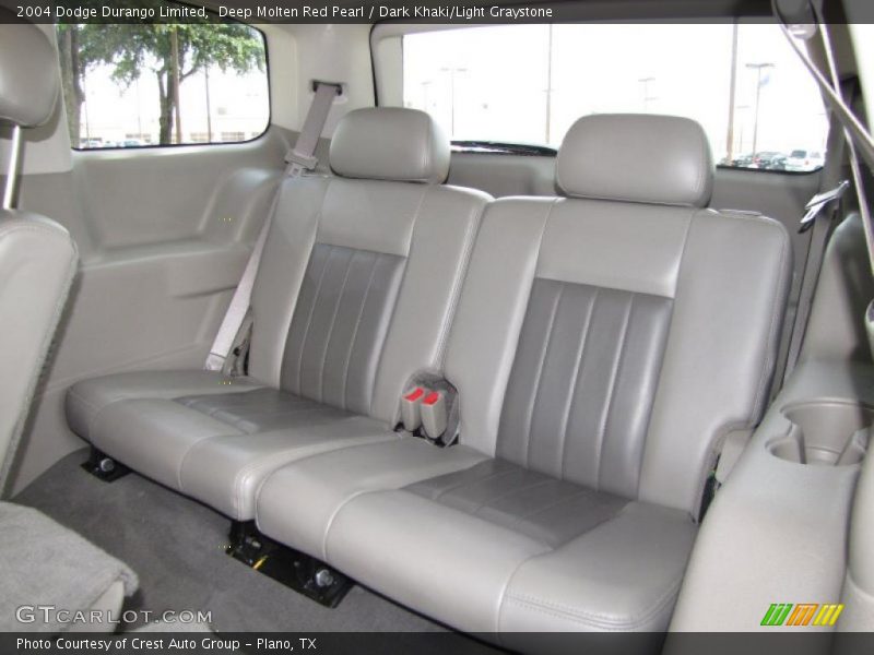 Deep Molten Red Pearl / Dark Khaki/Light Graystone 2004 Dodge Durango Limited
