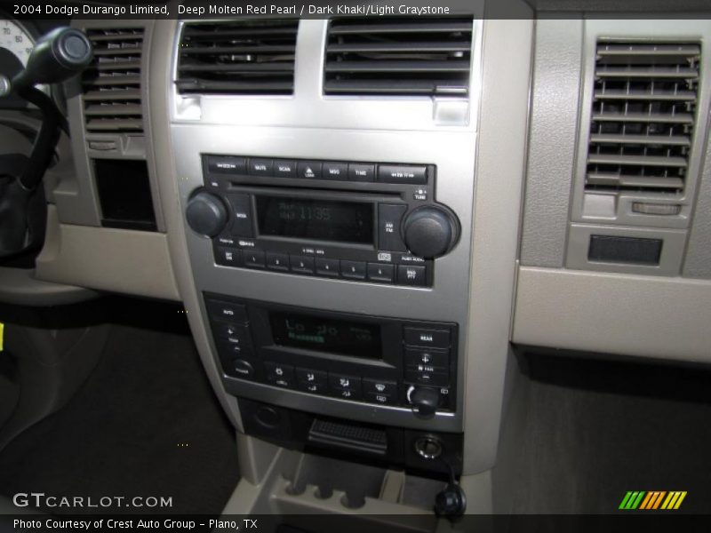 Deep Molten Red Pearl / Dark Khaki/Light Graystone 2004 Dodge Durango Limited