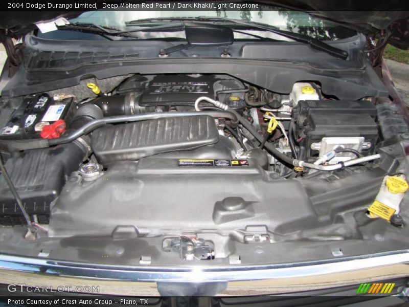Deep Molten Red Pearl / Dark Khaki/Light Graystone 2004 Dodge Durango Limited