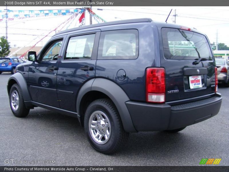 Modern Blue Pearl / Dark Slate Gray 2008 Dodge Nitro SXT 4x4