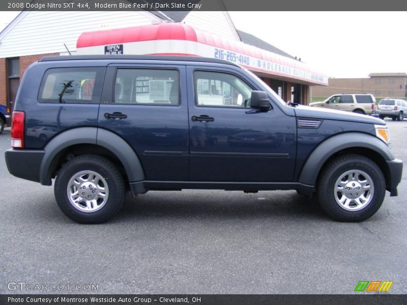 Modern Blue Pearl / Dark Slate Gray 2008 Dodge Nitro SXT 4x4