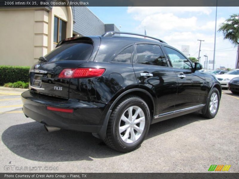Black Obsidian / Brick/Black 2006 Infiniti FX 35
