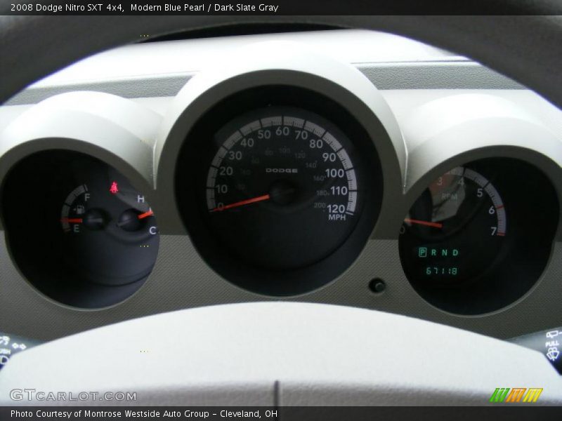 Modern Blue Pearl / Dark Slate Gray 2008 Dodge Nitro SXT 4x4