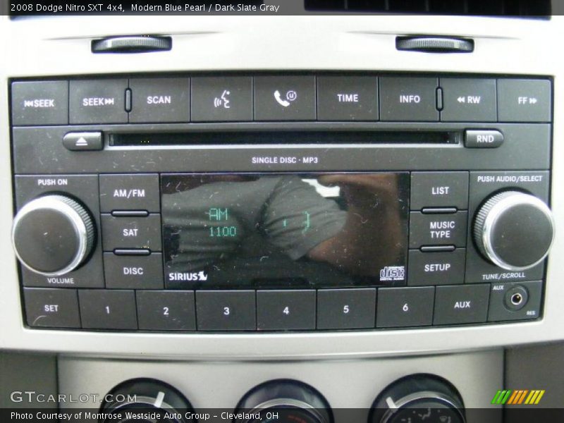 Modern Blue Pearl / Dark Slate Gray 2008 Dodge Nitro SXT 4x4