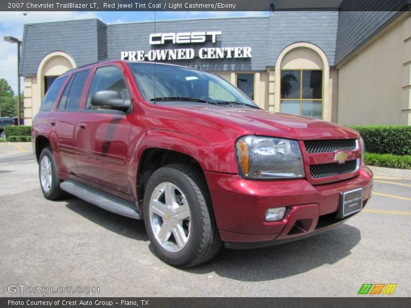 Red Jewel Tint Coat / Light Cashmere/Ebony 2007 Chevrolet TrailBlazer LT