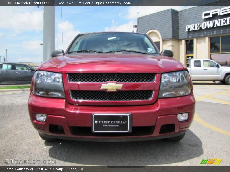 Red Jewel Tint Coat / Light Cashmere/Ebony 2007 Chevrolet TrailBlazer LT