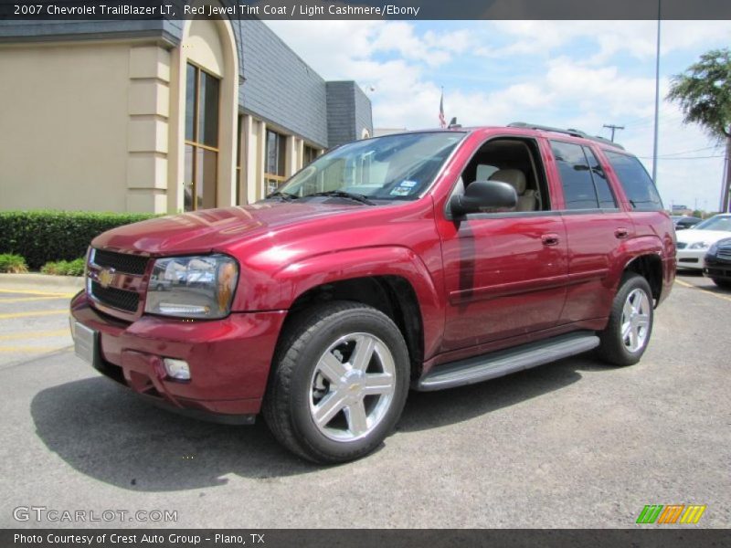 Red Jewel Tint Coat / Light Cashmere/Ebony 2007 Chevrolet TrailBlazer LT