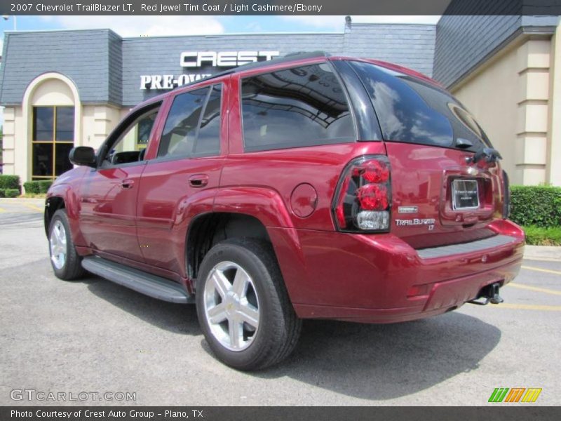 Red Jewel Tint Coat / Light Cashmere/Ebony 2007 Chevrolet TrailBlazer LT