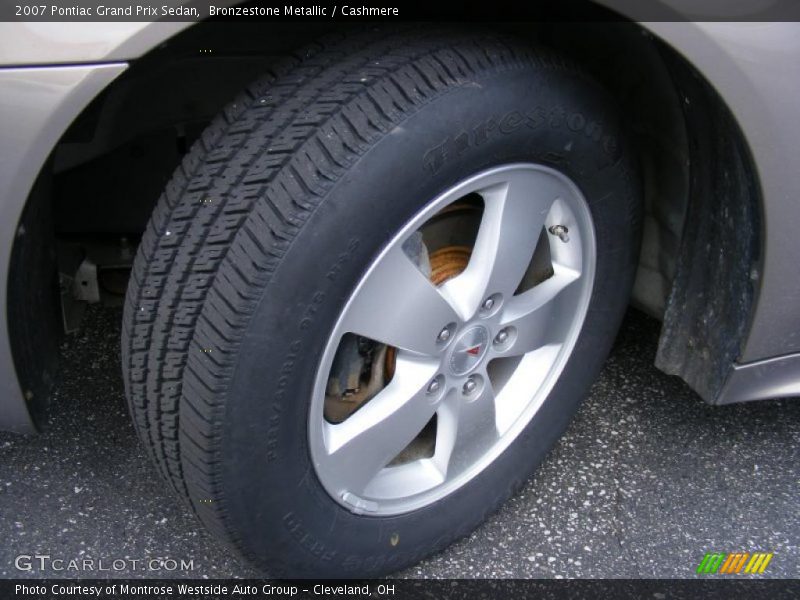 Bronzestone Metallic / Cashmere 2007 Pontiac Grand Prix Sedan
