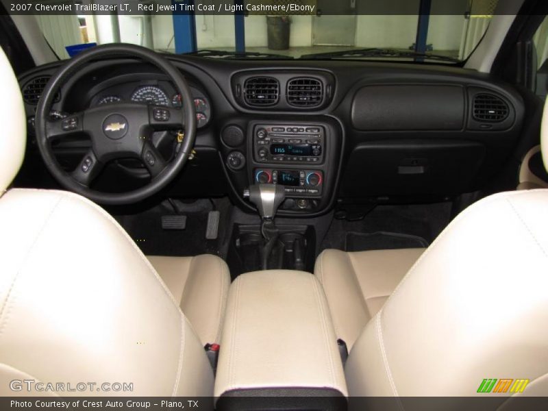 Red Jewel Tint Coat / Light Cashmere/Ebony 2007 Chevrolet TrailBlazer LT