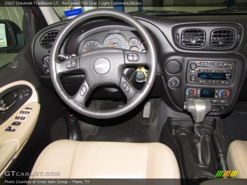 Red Jewel Tint Coat / Light Cashmere/Ebony 2007 Chevrolet TrailBlazer LT