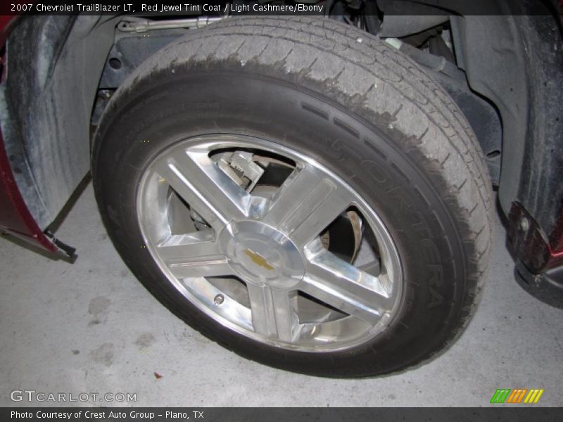 Red Jewel Tint Coat / Light Cashmere/Ebony 2007 Chevrolet TrailBlazer LT