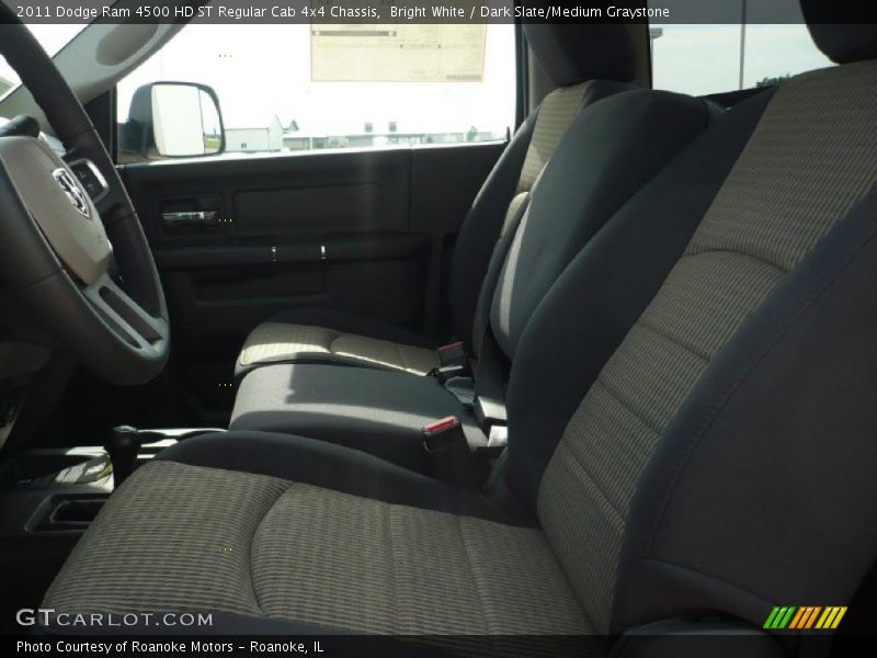 Bright White / Dark Slate/Medium Graystone 2011 Dodge Ram 4500 HD ST Regular Cab 4x4 Chassis