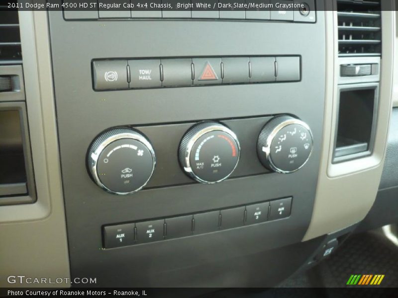 Bright White / Dark Slate/Medium Graystone 2011 Dodge Ram 4500 HD ST Regular Cab 4x4 Chassis