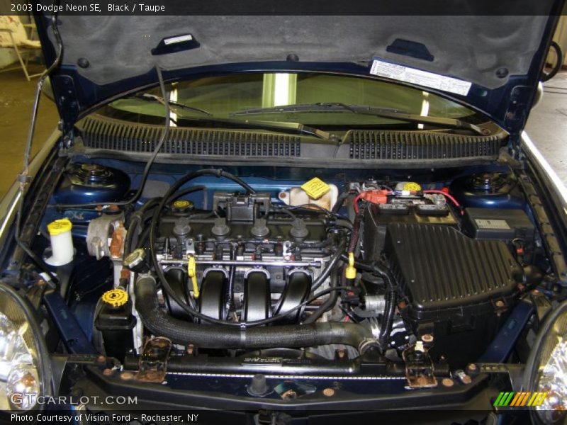 Black / Taupe 2003 Dodge Neon SE