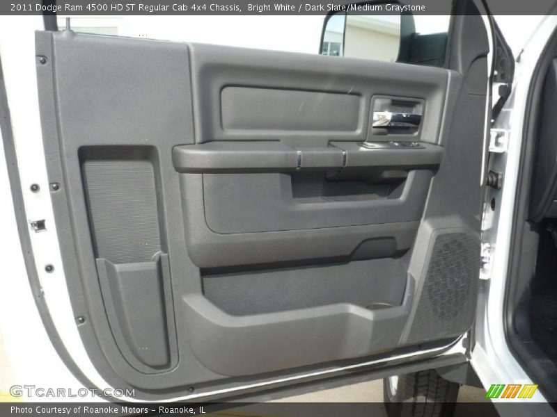 Bright White / Dark Slate/Medium Graystone 2011 Dodge Ram 4500 HD ST Regular Cab 4x4 Chassis