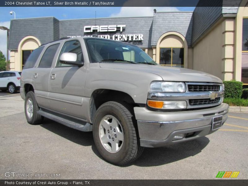 Silver Birch Metallic / Tan/Neutral 2004 Chevrolet Tahoe LT