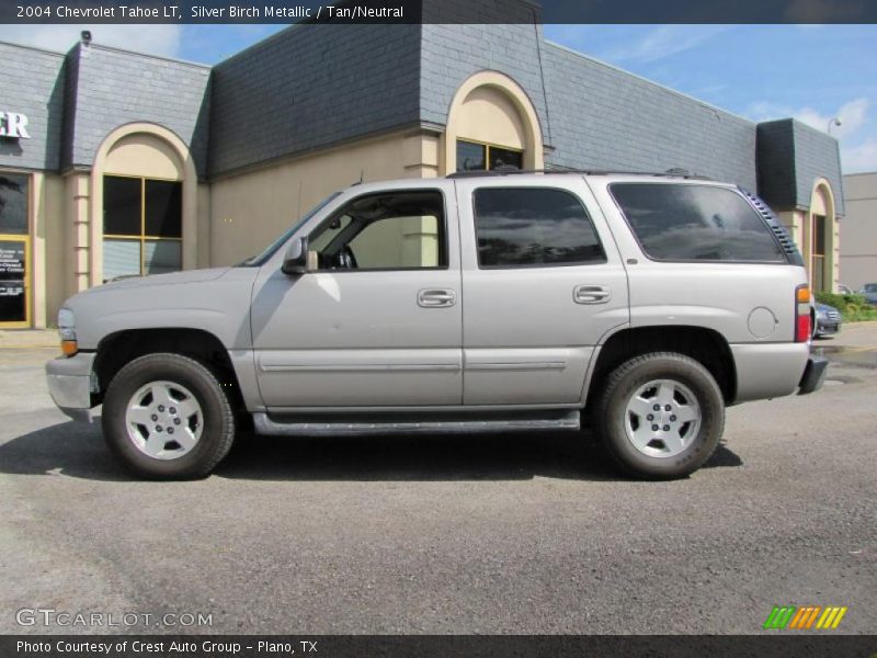 Silver Birch Metallic / Tan/Neutral 2004 Chevrolet Tahoe LT