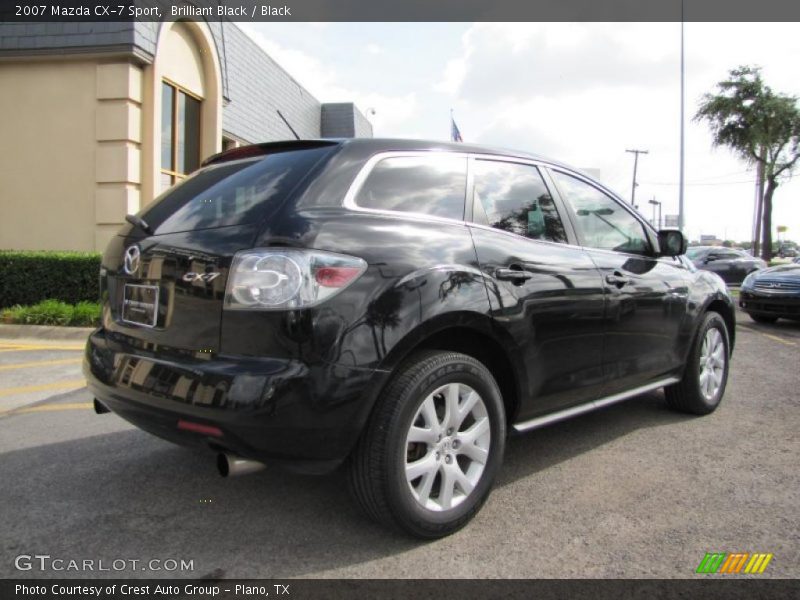 Brilliant Black / Black 2007 Mazda CX-7 Sport