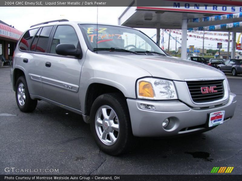 Liquid Silver Metallic / Dark Pewter 2004 GMC Envoy SLE