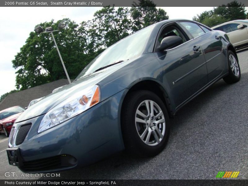 Stealth Gray Metallic / Ebony 2006 Pontiac G6 Sedan