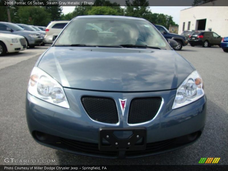 Stealth Gray Metallic / Ebony 2006 Pontiac G6 Sedan