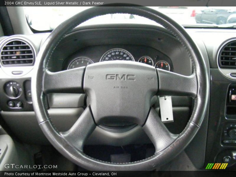 Liquid Silver Metallic / Dark Pewter 2004 GMC Envoy SLE