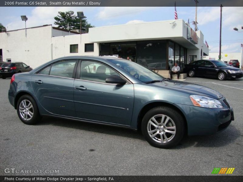 Stealth Gray Metallic / Ebony 2006 Pontiac G6 Sedan