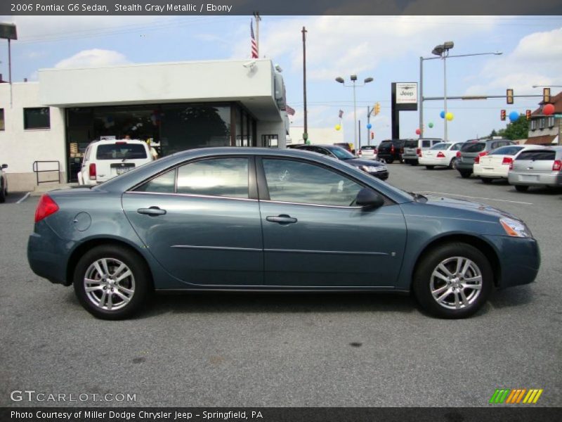 Stealth Gray Metallic / Ebony 2006 Pontiac G6 Sedan