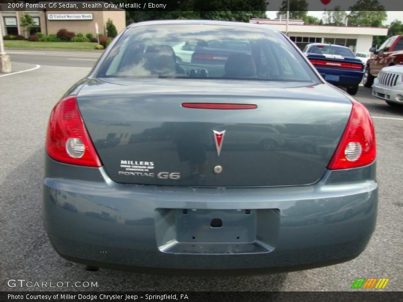 Stealth Gray Metallic / Ebony 2006 Pontiac G6 Sedan