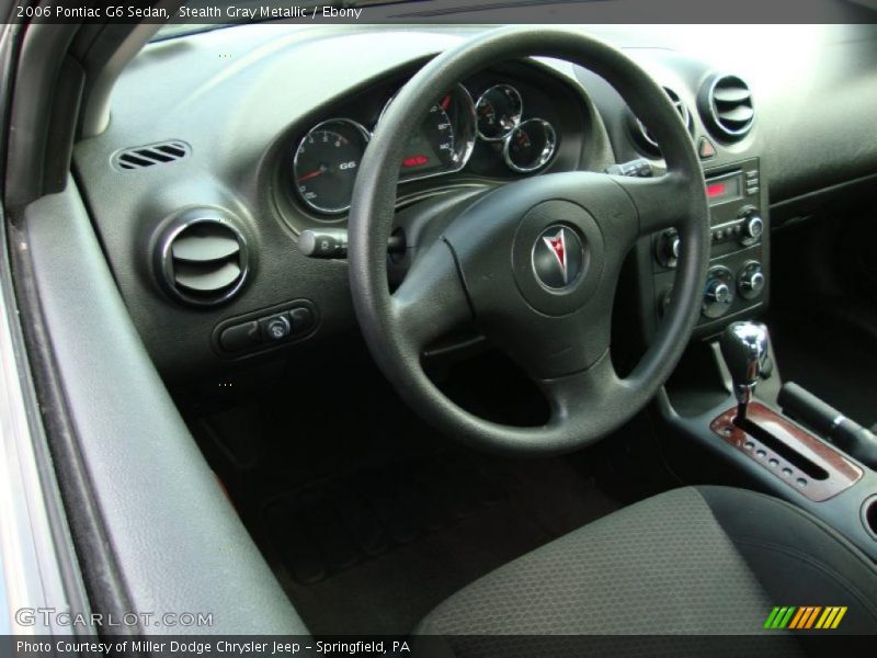 Stealth Gray Metallic / Ebony 2006 Pontiac G6 Sedan
