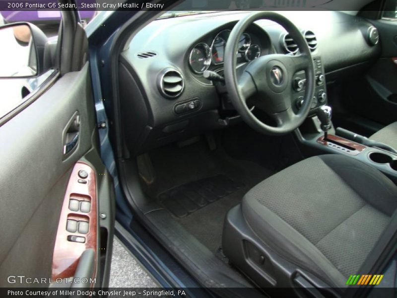 Stealth Gray Metallic / Ebony 2006 Pontiac G6 Sedan